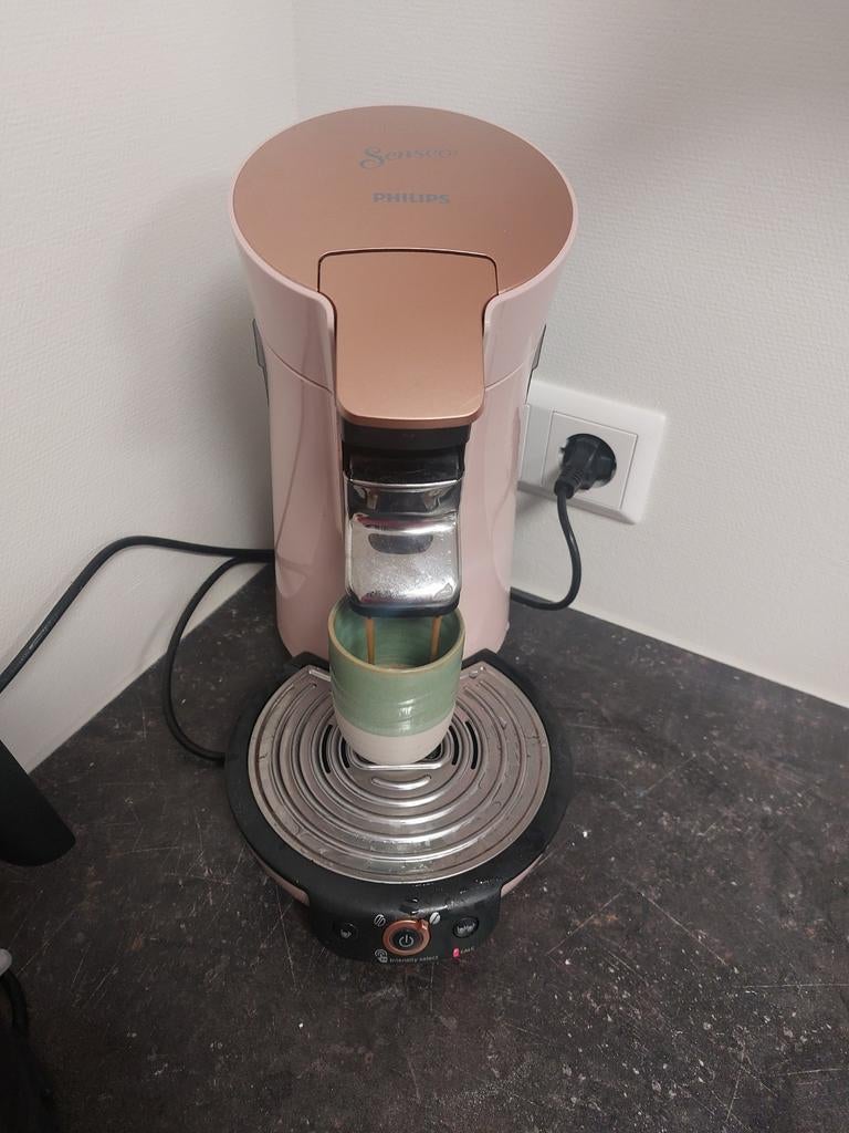 Philips Senseo koffiezetapparaat - Roze/Koper incl pads, Witgoed en Apparatuur, Koffiepads en cups, Gebruikt, Koffiemachine, Ophalen of Verzenden