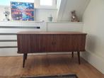 Zuiver Barbier Dressoir Walnoot - Vintage Stijl, Ophalen, Gebruikt, 100 tot 150 cm, Vintage, Mid-century modern