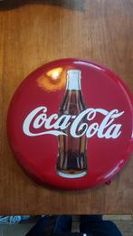 Super mooi zwaar Emaille bord Coca-Cola - 40 cm doorsnede, Antiek en Kunst, Antiek | Emaille, Ophalen of Verzenden