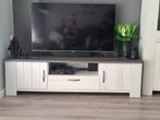 Tv kast/dressoir Herwijnen Woonexpress antraciet grijs wit, Ophalen, 25 tot 50 cm, 150 tot 200 cm, Minder dan 100 cm