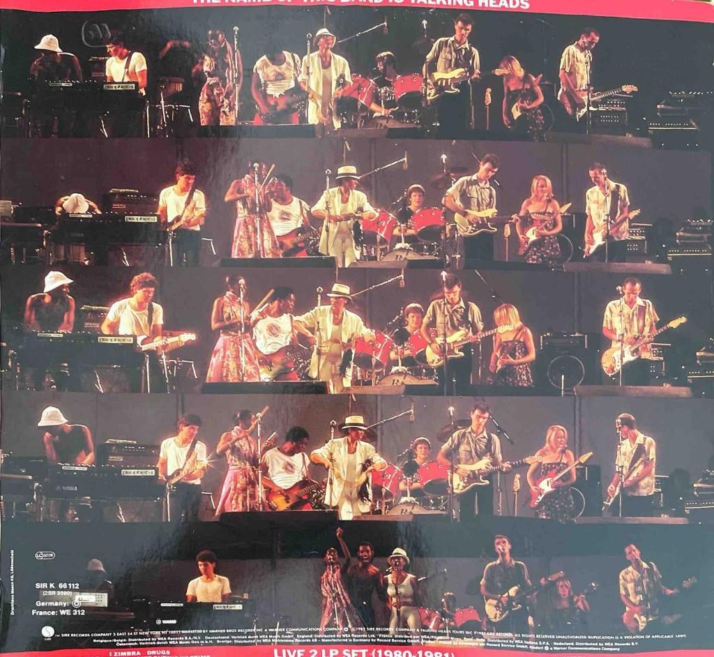 Talking Heads - The Name Of This Band Is Talking Heads 2LP, Cd's en Dvd's, Inclusief binnenhoes, Ophalen of Verzenden, Zo goed als nieuw