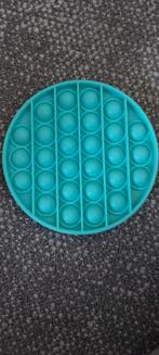 Leuke Pop It Fidget Toy - Rond en Turquoise, Ophalen, Zo goed als nieuw, Jongen of Meisje