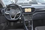 Volkswagen T-Cross 1.0 TSI Style CLIMATR , CR ONTR , A UITRI, Gebruikt, Euro 6, Leder en Stof, Wit