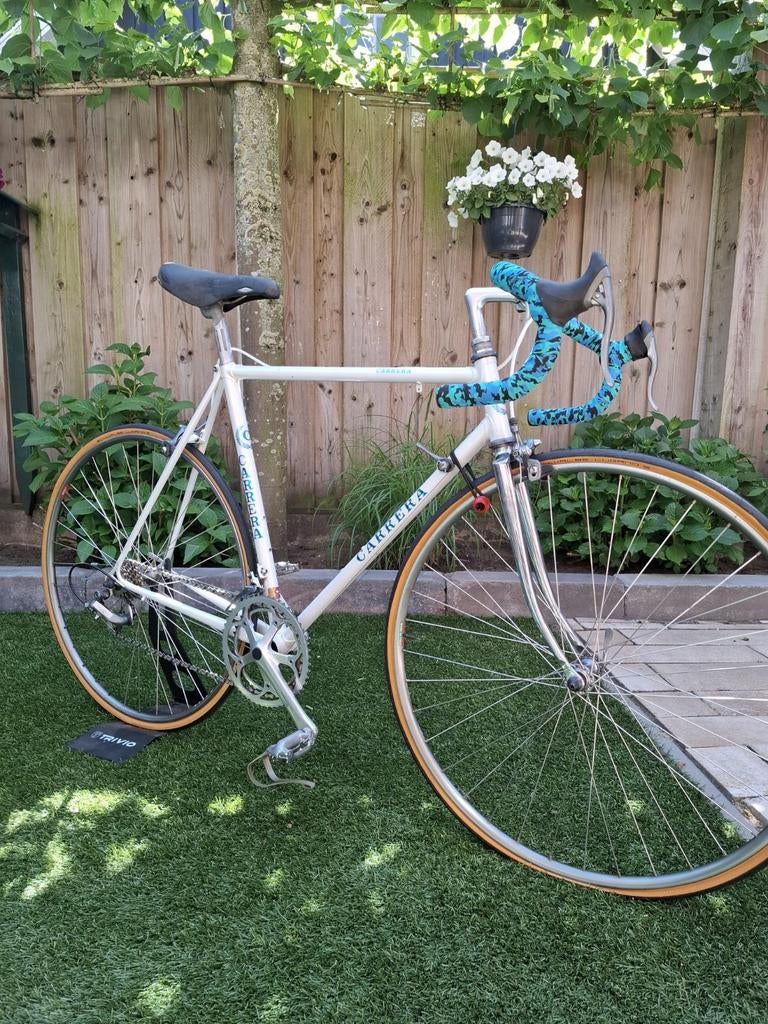 Italiaanse Carrera vintage racefiets, Fietsen en Brommers, Overige merken, Ophalen of Verzenden, 53 tot 57 cm, 10 tot 15 versnellingen