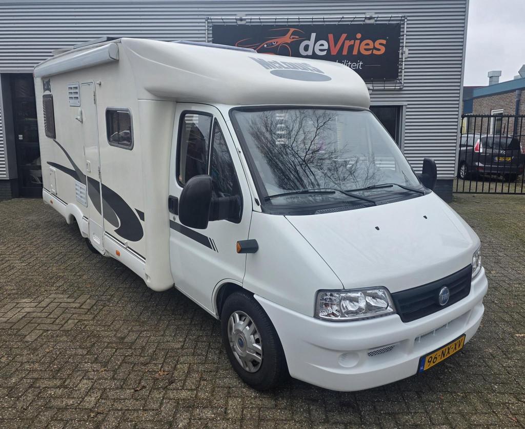 Mc louis spa 363 Fiat Ducato 2.8td *DUBBELE AIRCO - VAST BED, Bedrijf, Navigatie, 6 tot 7 meter, Half-integraal
