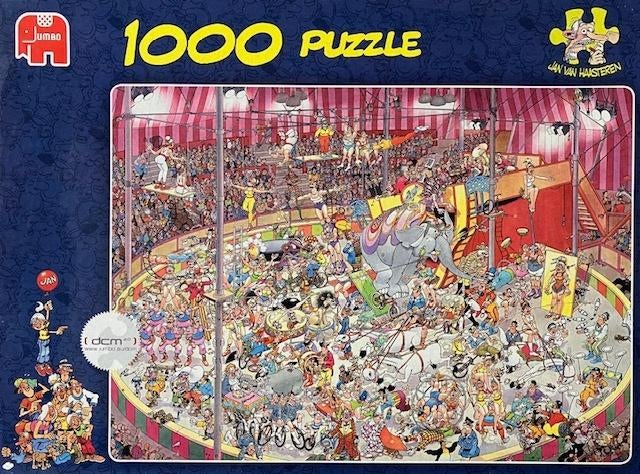 het circus, Ophalen of Verzenden, 500 t/m 1500 stukjes, Zo goed als nieuw, Legpuzzel