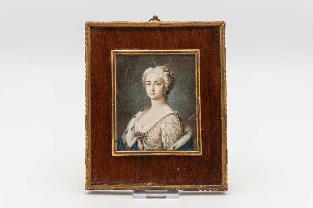 Miniatuur portret, Ursula Katharina van Altenbochum, Antiek en Kunst, Ophalen of Verzenden