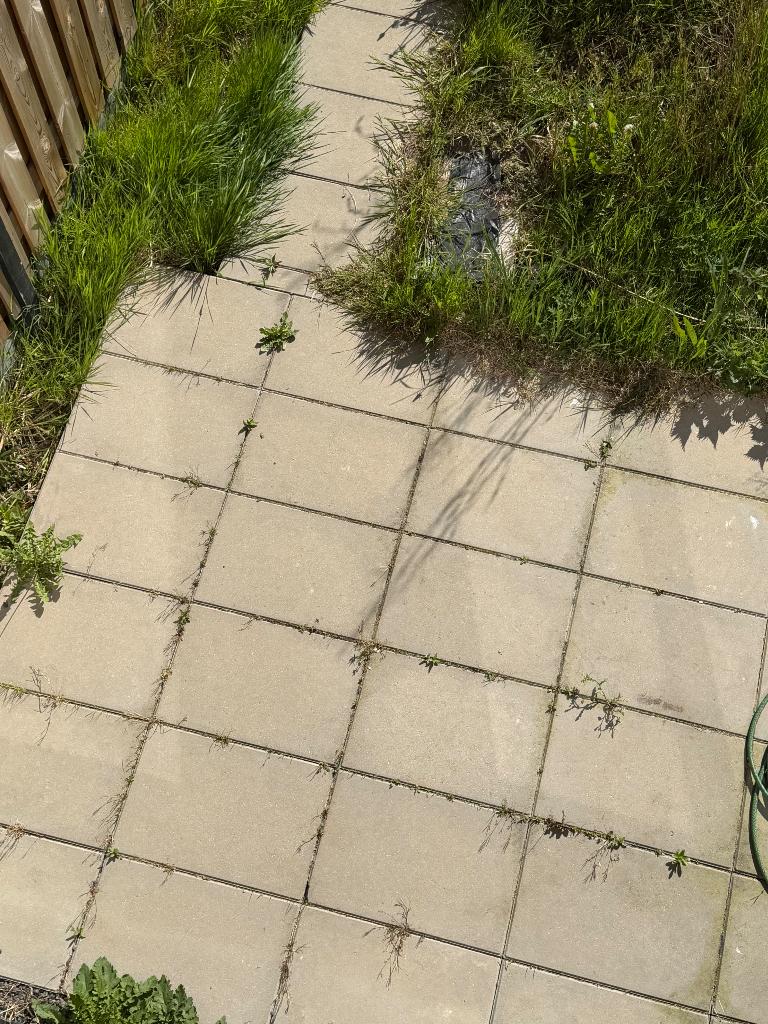Tuintegels 60x40 cm 9 stuks, Ophalen, Gebruikt, 5 tot 10 m², Beton