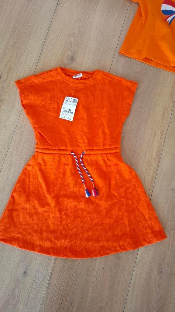 Nieuwe Koningsdag jurk maat 110/116, Kinderen en Baby's, Ophalen of Verzenden, Nieuw, Onbekend, Meisje