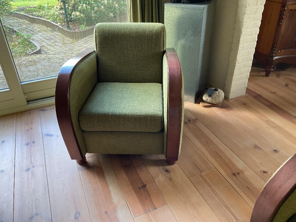 Fauteuil, Huis en Inrichting, Fauteuils, Ophalen, Gebruikt, 75 tot 100 cm, Stof