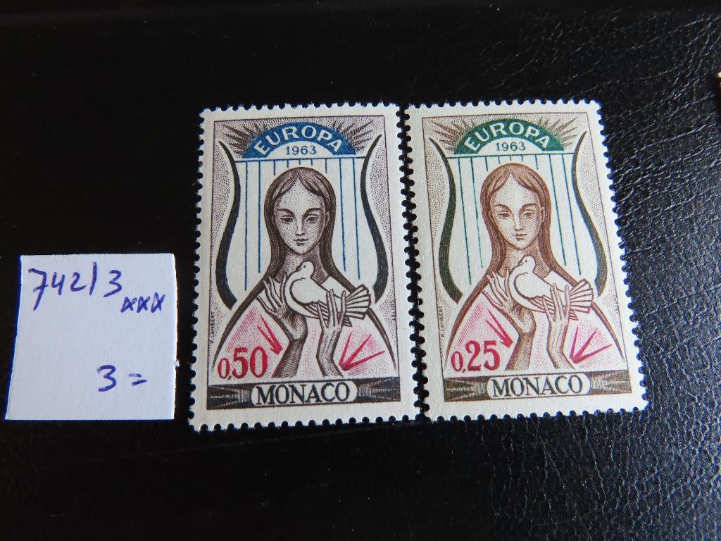 Monaco 742/3, Ophalen of Verzenden, Monaco, Postfris
