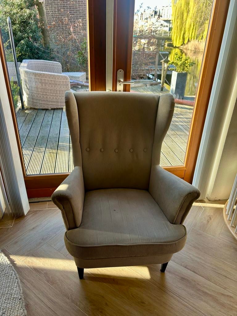 IKEA Strandmon fauteuil met extra hoes, Ophalen, Gebruikt, Overige kleuren, Eén