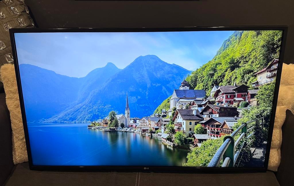 LG 43 inch 4K Smart TV 43UM7100PLB – met afstandsbediening, Ophalen, 50 Hz, Zo goed als nieuw, 100 cm of meer