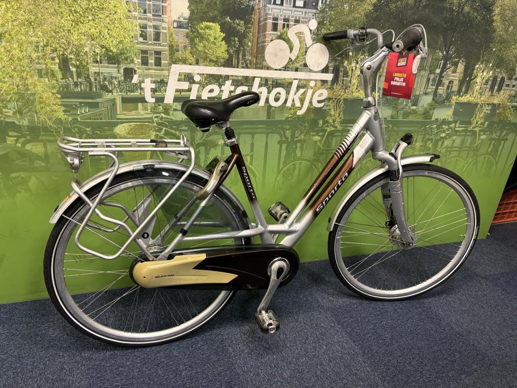 Fietshokje Raaks: Sparta Cafe&silver damesfiets 53cm, Fietsen en Brommers, Fietsen | Dames | Damesfietsen, Niet ingevuld, Sparta