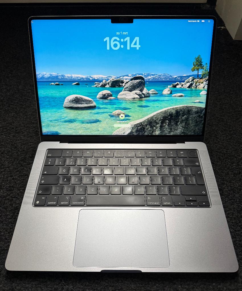 MacBook Pro 14”, M1 Pro, 16GB RAM, 1TB SSD, Computers en Software, Apple Macbooks, Zo goed als nieuw, MacBook Pro, 15 inch, 4 Ghz of meer