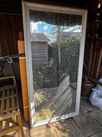 Grote spiegel met brocante lijst, Ophalen, Rechthoekig, 50 tot 100 cm, 150 tot 200 cm