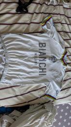 Bianchi Wielrenshirt Maat M Wereldkampioen Strepen, Ophalen of Verzenden, Gebruikt, Kleding