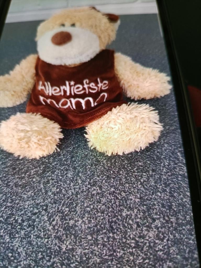 Beertje voor de Allerliefste mama, Ophalen of Verzenden, Stoffen beer, Overige merken