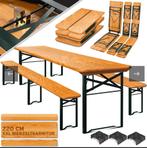 Inklapbare tafels en bankjes te huur, Ophalen, Hout