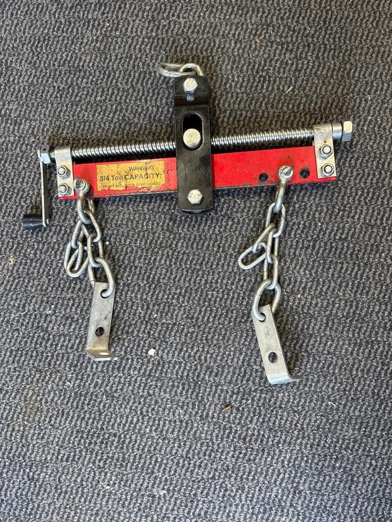 Motortakel / Motorsteun 3/4 Ton Capaciteit, Ophalen, Gebruikt, Universele onderdelen