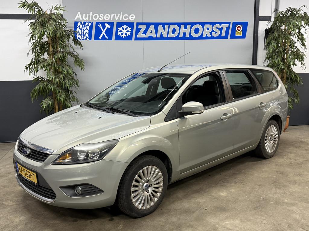 Ford FOCUS Wagon 1.8 Titanium Flexi Fuel APK tot 30-09-2026!, Stof, Gebruikt, 4 cilinders, Grijs