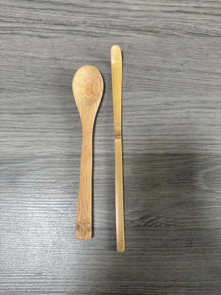 Lepels voor matcha, Ophalen of Verzenden, Gebruikt, Hout, Los bestek