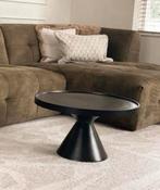 Zwarte salontafel van Zuiver, Huis en Inrichting, Tafels | Salontafels, Ophalen, Overige materialen, Rond, 50 tot 100 cm