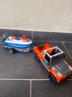 Land Rover Defender met jetski en trailer speelgoedset, Ophalen, Gebruikt