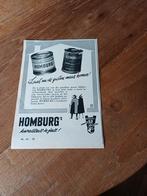 Advertentie van Homburg leverpastei Cuyk 1956, Ophalen of Verzenden, Zo goed als nieuw, Overige typen