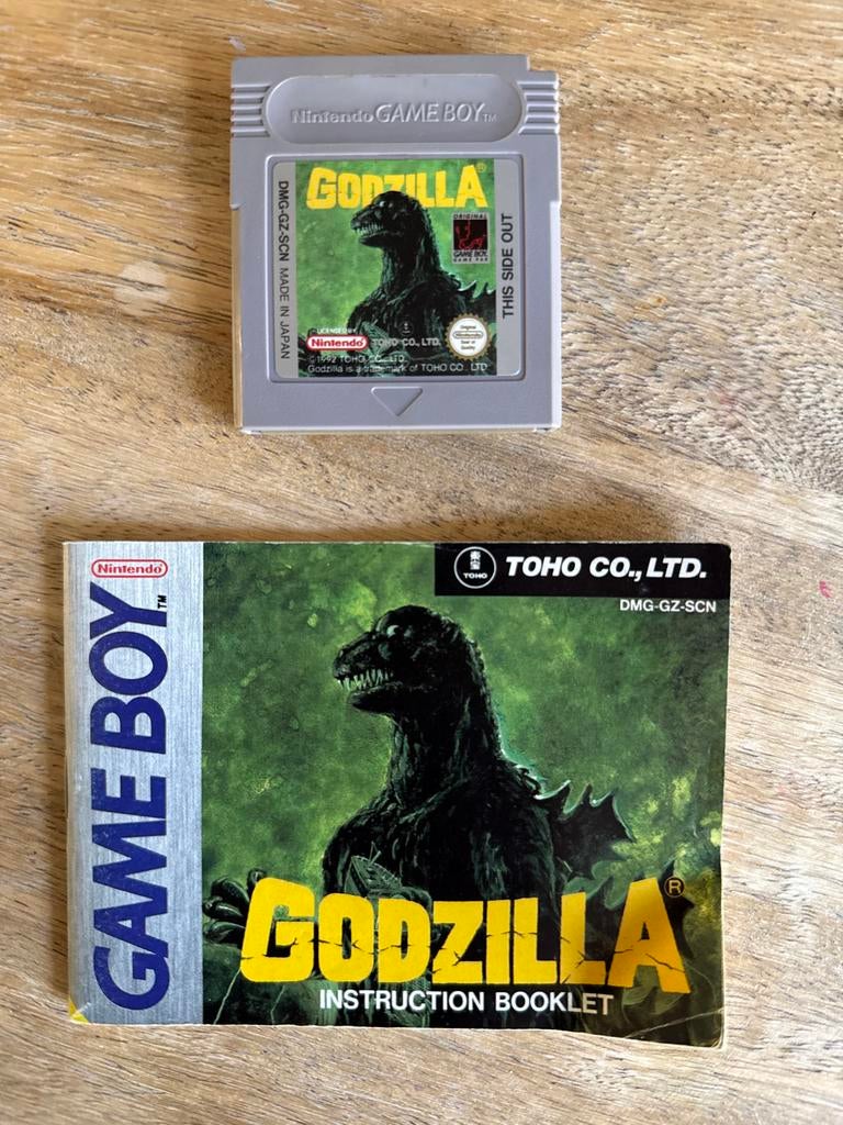 Godzilla Game Boy Spel - Klassieke Actie uit 1992, Spelcomputers en Games, Gebruikt, Vechten, 1 speler, Ophalen of Verzenden