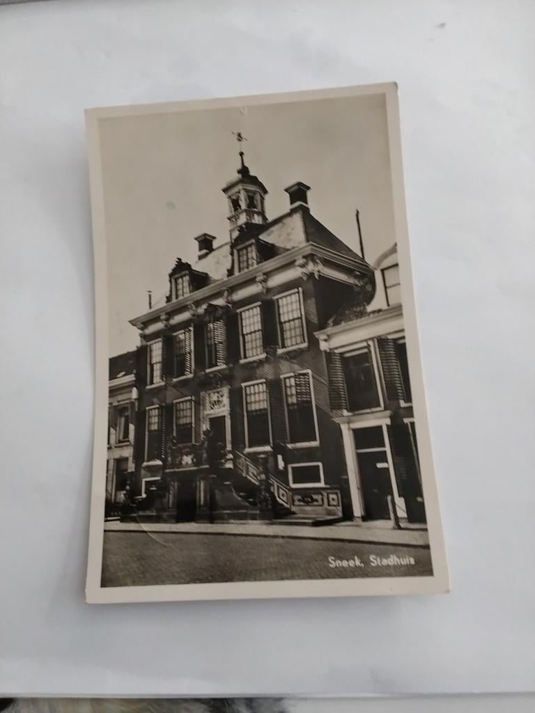 SNEEK. STADHUIS, Verzamelen, Ansichtkaarten | Nederland, Ophalen of Verzenden, Voor 1920, Friesland