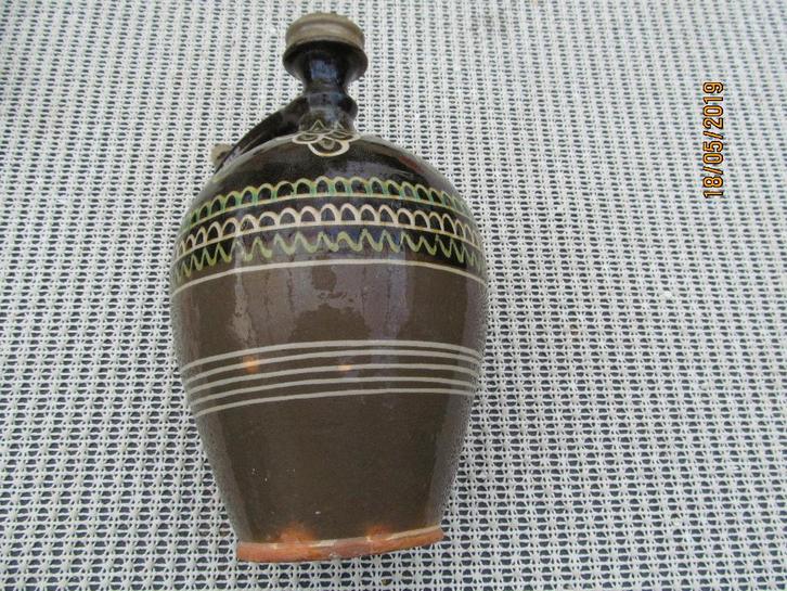 Antieke groene waterkan., Antiek en Kunst, Curiosa en Brocante, Ophalen of Verzenden