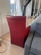 Comfortabele rode fauteuil - Gebruikt, Ophalen, Gebruikt, Leer, Eén