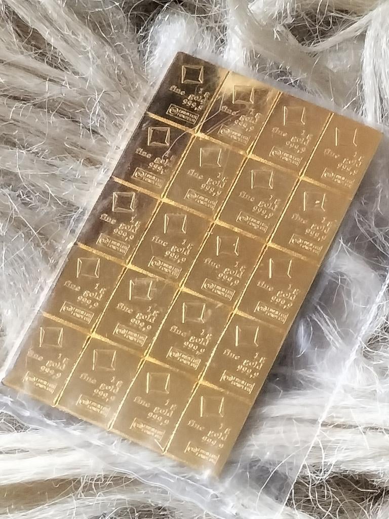 Valcambi Suisse 99.99 goud/24 karaat, Postzegels en Munten, Edelmetalen en Baren, Ophalen of Verzenden, Goud