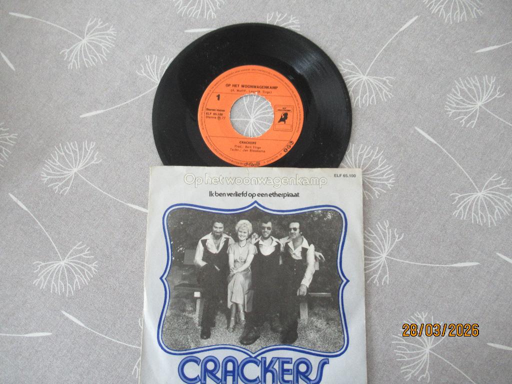 Crackers    Op het woonwagenkamp, Originele persing, 7 inch, Single, Ophalen of Verzenden