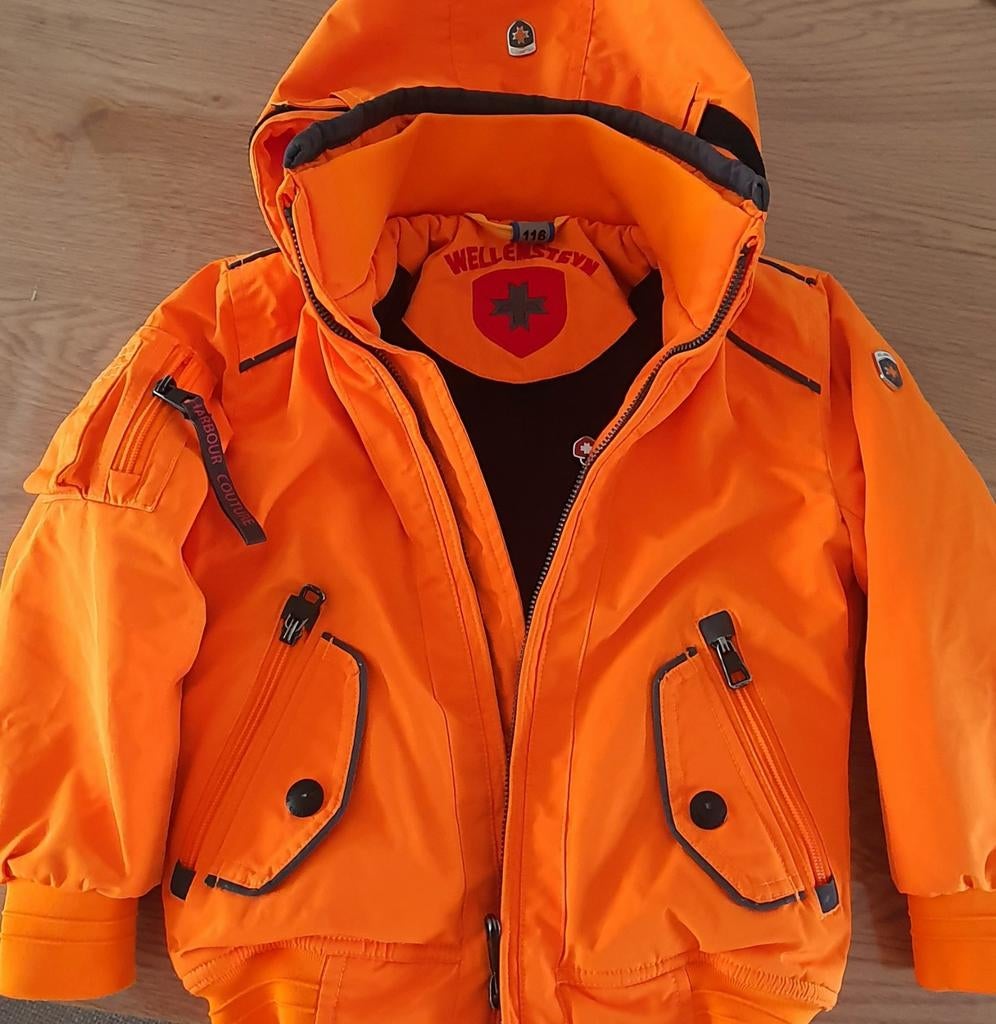 Wellensteyn jas model Cicero maat 116 oranje, Kinderen en Baby's, Kinderkleding | Maat 116, Ophalen of Verzenden, Zo goed als nieuw