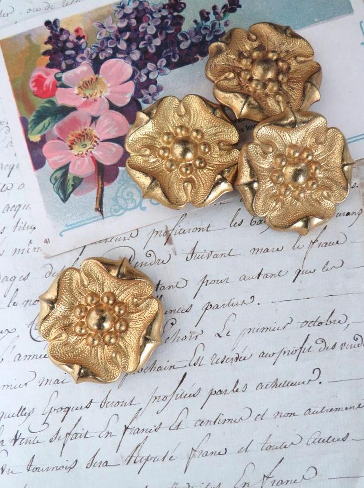 Antieke Franse cache clou “Bloem”, Antiek en Kunst, Antiek | Servies los, Ophalen of Verzenden