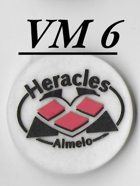 Vm 6 voetbal koelkastmagneet voetbalvereniging heracles, Ophalen of Verzenden, Zo goed als nieuw