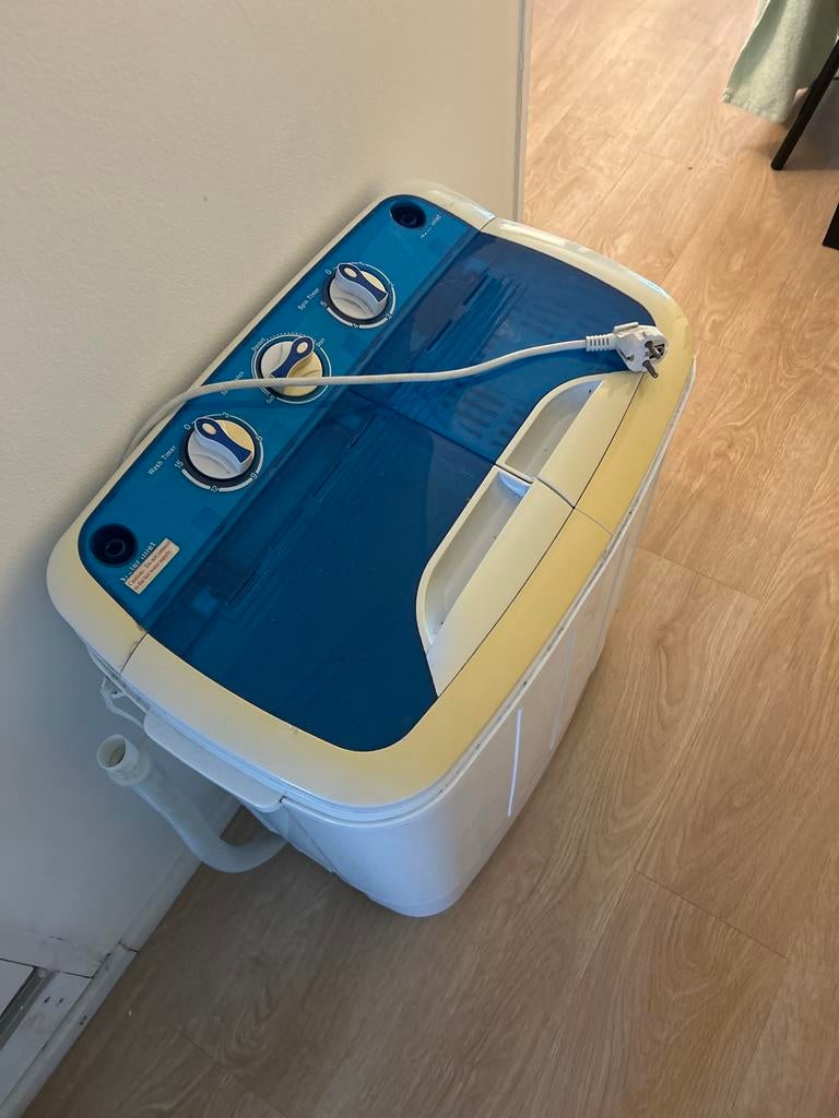 Compacte camping wasmachine - ideaal voor studio of camping, Witgoed en Apparatuur, Wasmachines, Ophalen, Minder dan 85 cm, Minder dan 4 kg
