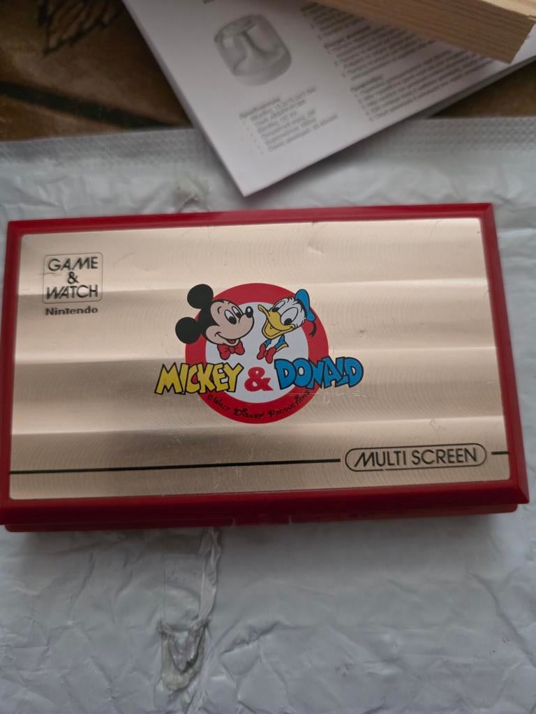 Nintendo Game & Watch Mickey & Donald Multi Screen, Ophalen of Verzenden, Gebruikt, Overige modellen