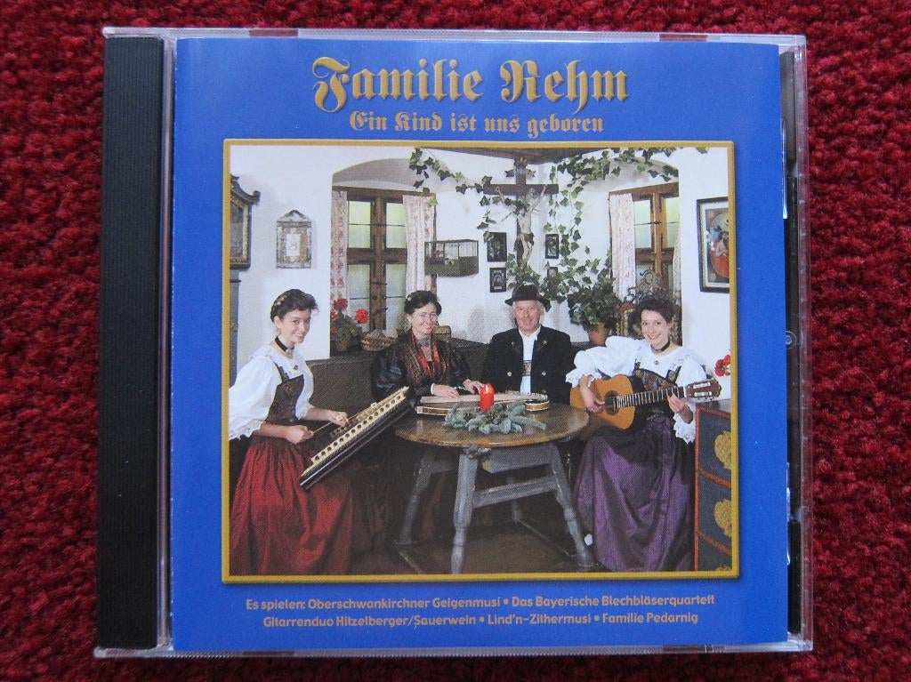 Kerst CD, Familie Rehm, Ein Kind ist uns geboren, Advent, Verzenden, Zo goed als nieuw, Kerst