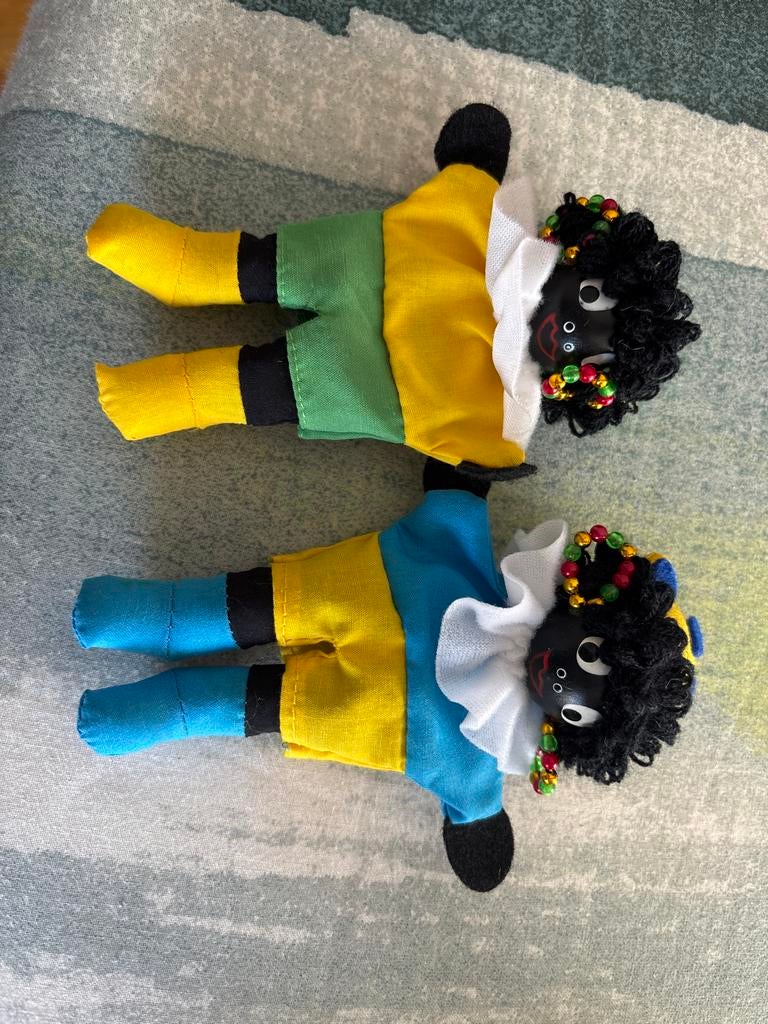 Set van 2 Zwarte Piet poppen, Ophalen of Verzenden, Nieuw, Overige typen