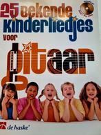 25 Bekende Kinderliedjes voor Gitaar + CD, Gitaar, Les of Cursus, Ophalen of Verzenden, Zo goed als nieuw