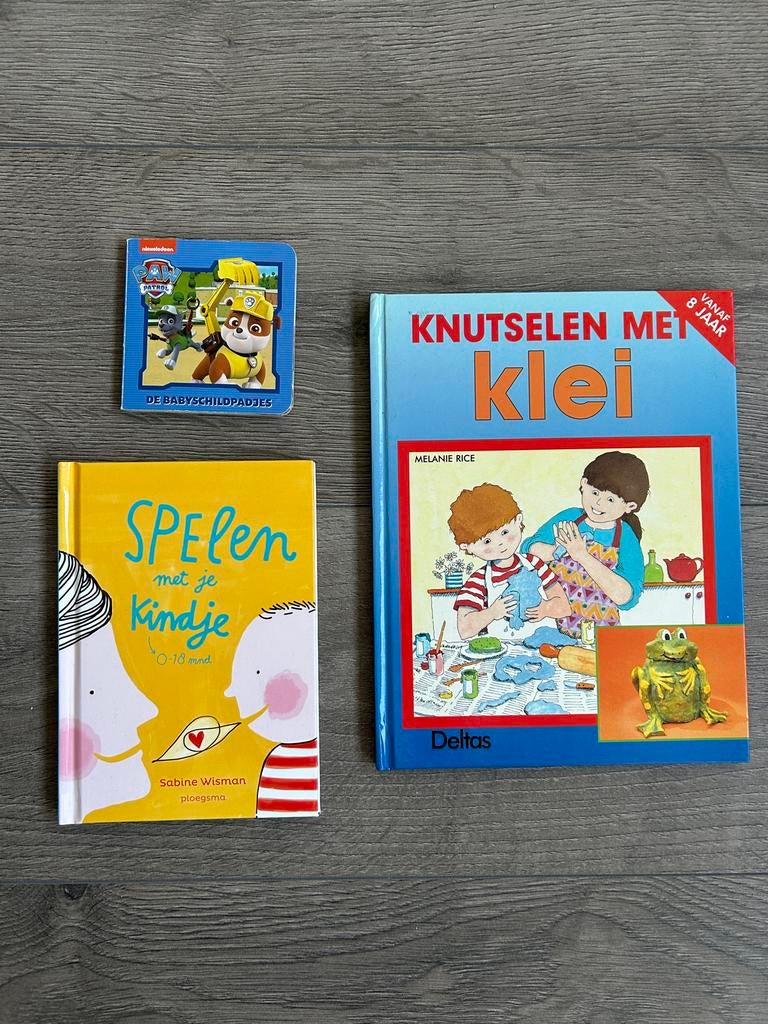 Diverse kinderboeken: Paw Patrol, Spelen met je kindje, Ophalen, Gelezen, Fictie algemeen