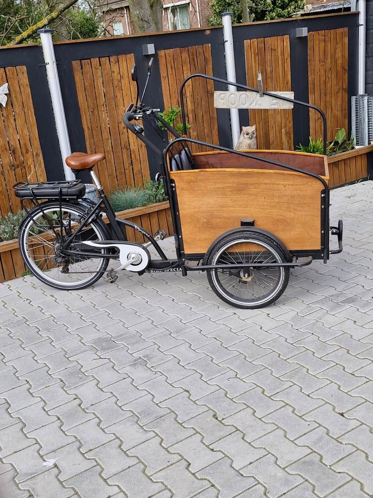 Bakfiets, Fietsen en Brommers, Fietsen | Bakfietsen, Ophalen, Gebruikt, 2 kinderen, Huif