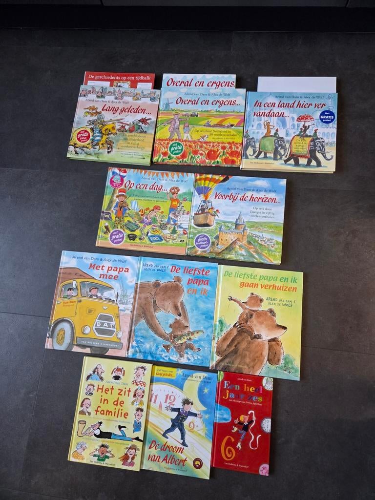 Arend van Dam - Verzameling boeken oa 3x met poster, Boeken, Ophalen of Verzenden, Zo goed als nieuw, Fictie algemeen