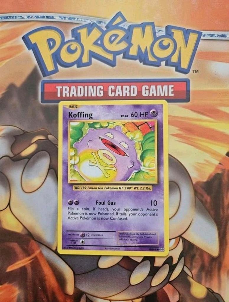 Koffing 50/108 XY evolutions pokemon kaart nm, Ophalen of Verzenden, Zo goed als nieuw, Losse kaart