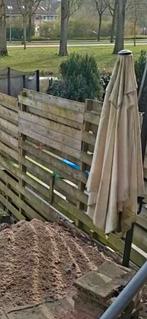 Gratis parasol, Ophalen, Gebruikt