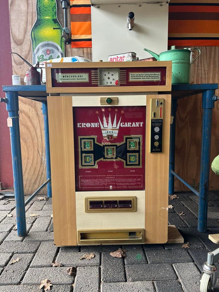 Gave vintage/ industriële duitse gokkast, jaren 60/70, Ophalen, Huis en Inrichting
