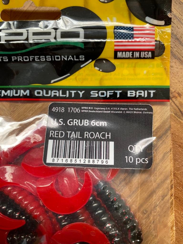 Spro Grubb Twister 6cm 2 kleur soorten, D, Overige typen, Nieuw, Ophalen of Verzenden